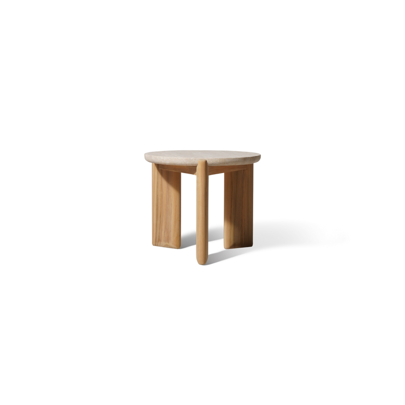 Chloe Teak Round Side Table