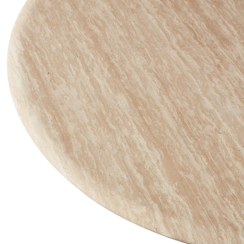Porto Travertine Round Coffee Table