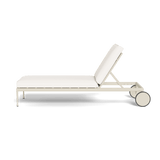 Andre Sun Lounge | Aluminum Bone, Panama Blanco,