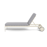 Andre Sun Lounge | Aluminum Bone, Panama Cloud,