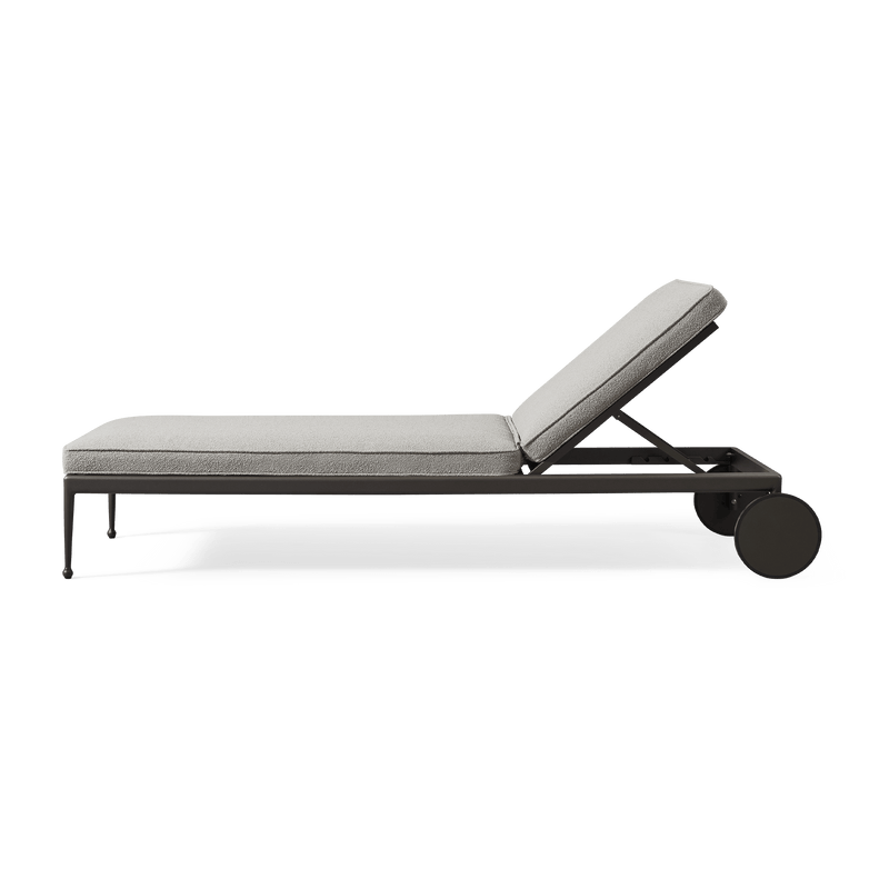 Andre Sun Lounge | Aluminum Bronze, Riviera Stone,