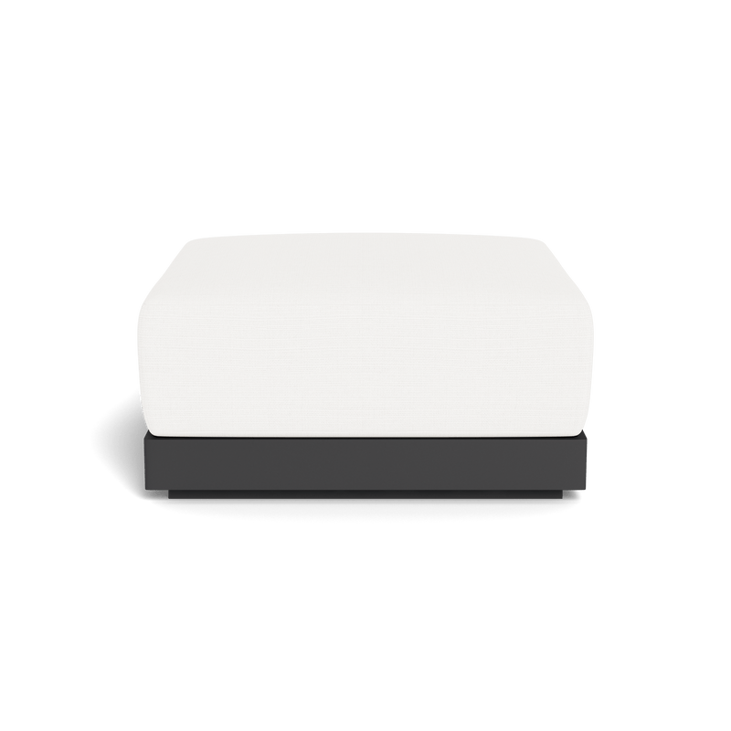 ANTIGUA OTTOMAN | Aluminum Asteroid, Monterey Chalk,