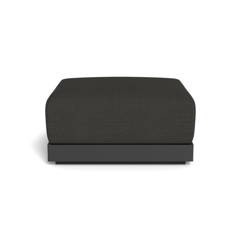 ANTIGUA OTTOMAN | Aluminum Asteroid, Monterey Charcoal,