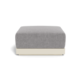 ANTIGUA OTTOMAN | Aluminum Bone, Altona Dove,