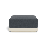 ANTIGUA OTTOMAN | Aluminum Bone, Altona Slate,