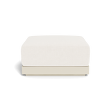 ANTIGUA OTTOMAN | Aluminum Bone, Altona Snow,