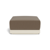 ANTIGUA OTTOMAN | Aluminum Bone, Marley Mink,