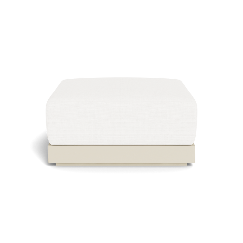 ANTIGUA OTTOMAN | Aluminum Bone, Monterey Chalk,