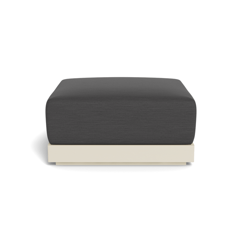 ANTIGUA OTTOMAN | Aluminum Bone, Panama Grafito,