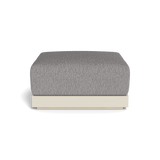 ANTIGUA OTTOMAN | Aluminum Bone, Pebble Fog,