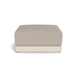 ANTIGUA OTTOMAN | Aluminum Bone, Pebble Sand,