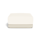 ANTIGUA OTTOMAN | Aluminum Bone, Riviera Ivory,