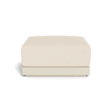 ANTIGUA OTTOMAN | Aluminum Bone, Riviera Sand,