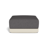ANTIGUA OTTOMAN | Aluminum Bone, Riviera Slate,