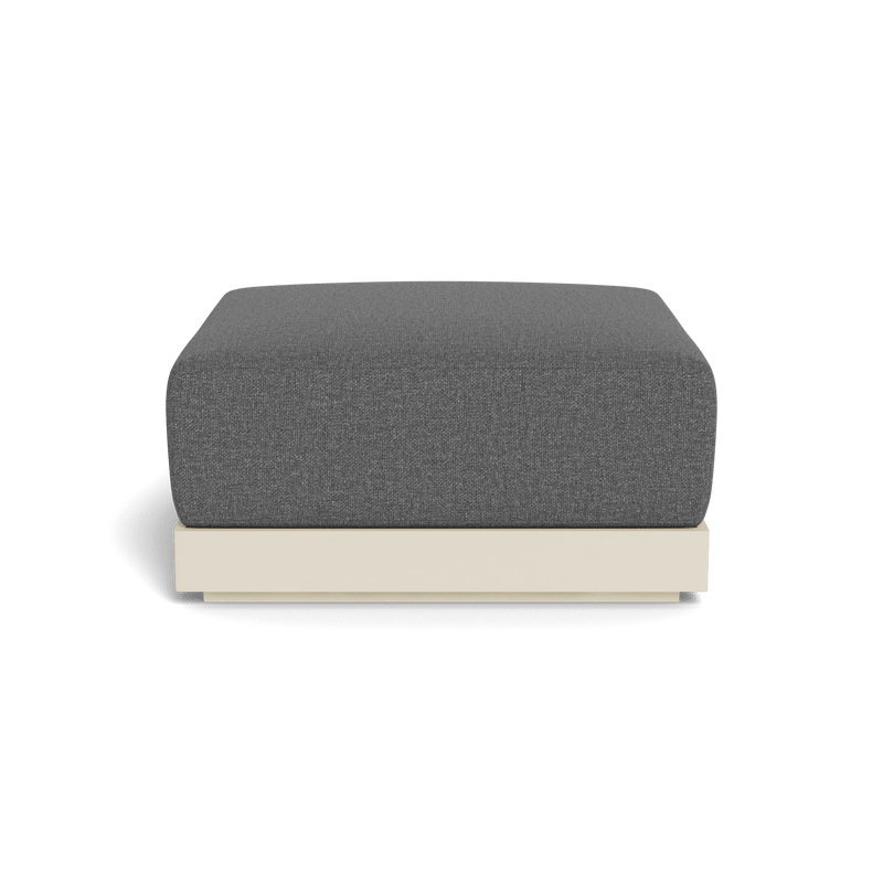 ANTIGUA OTTOMAN | Aluminum Bone, Siesta Slate,