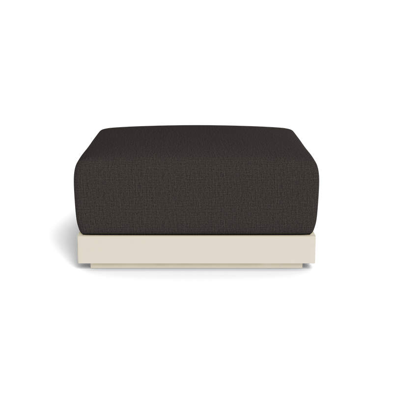 ANTIGUA OTTOMAN | Aluminum Bone, Stirling Flint,