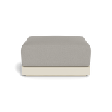 ANTIGUA OTTOMAN | Aluminum Bone, Stirling Fog,