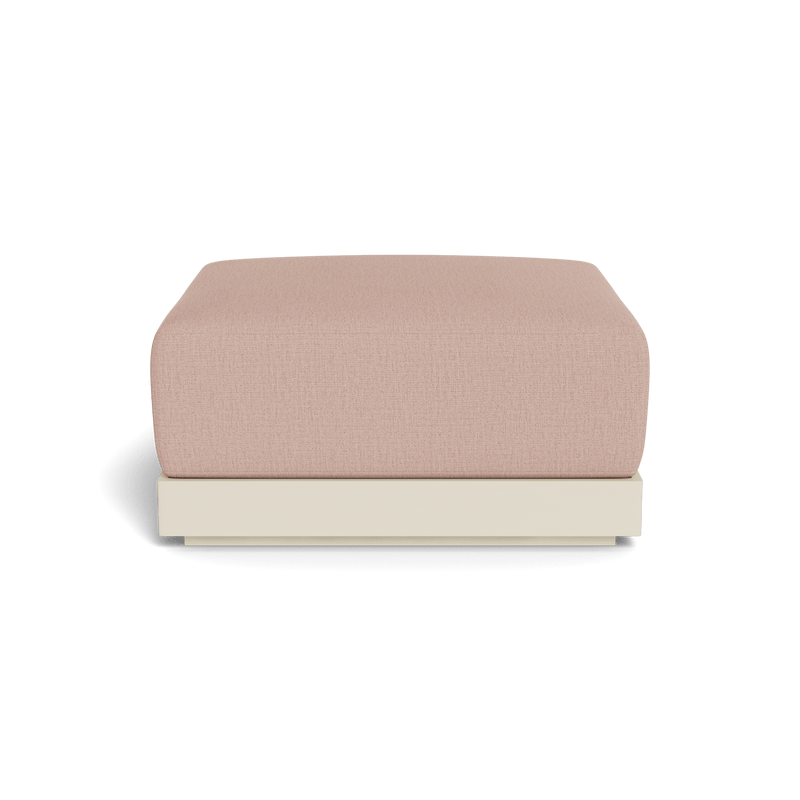 ANTIGUA OTTOMAN | Aluminum Bone, Stirling Powder,