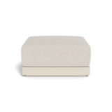 ANTIGUA OTTOMAN | Aluminum Bone, Stirling Sanddollar,