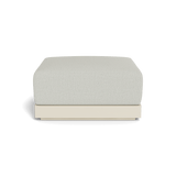 ANTIGUA OTTOMAN | Aluminum Bone, Stirling Smoke,