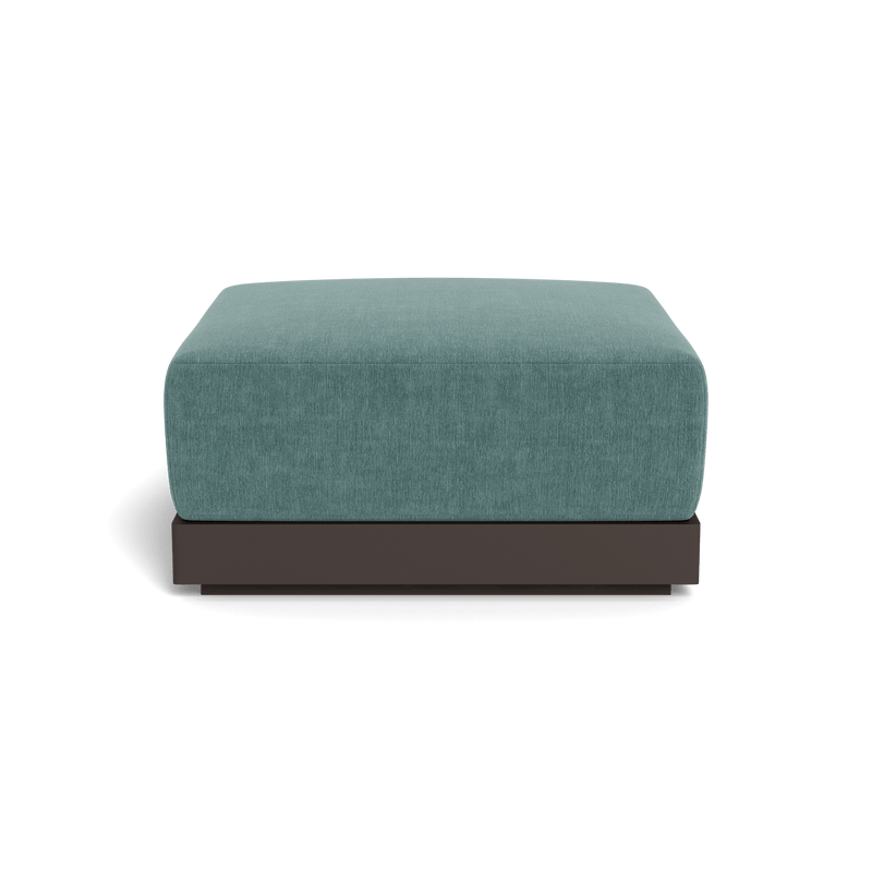 ANTIGUA OTTOMAN | Aluminum Bronze, Altona Dew,