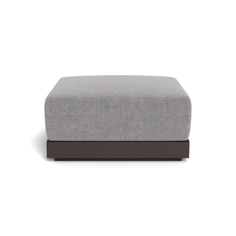ANTIGUA OTTOMAN | Aluminum Bronze, Altona Dove,