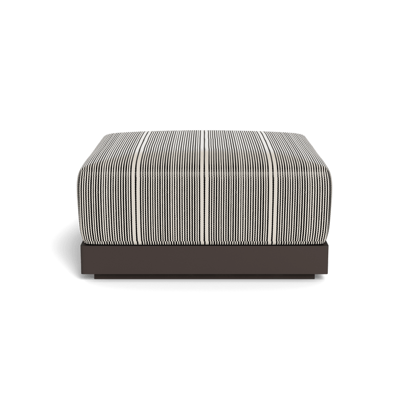 ANTIGUA OTTOMAN | Aluminum Bronze, Bateau Classic,