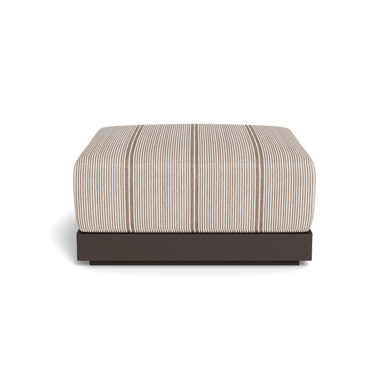 ANTIGUA OTTOMAN | Aluminum Bronze, Bateau Cocoon,