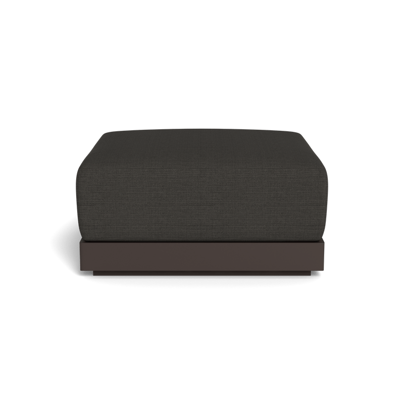 ANTIGUA OTTOMAN | Aluminum Bronze, Monterey Charcoal,
