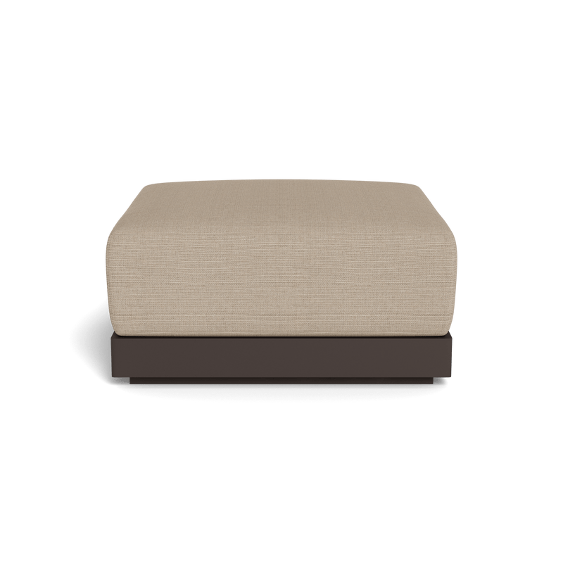 ANTIGUA OTTOMAN | Aluminum Bronze, Monterey Sand,