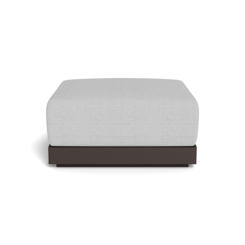 ANTIGUA OTTOMAN | Aluminum Bronze, Monterey Silver,