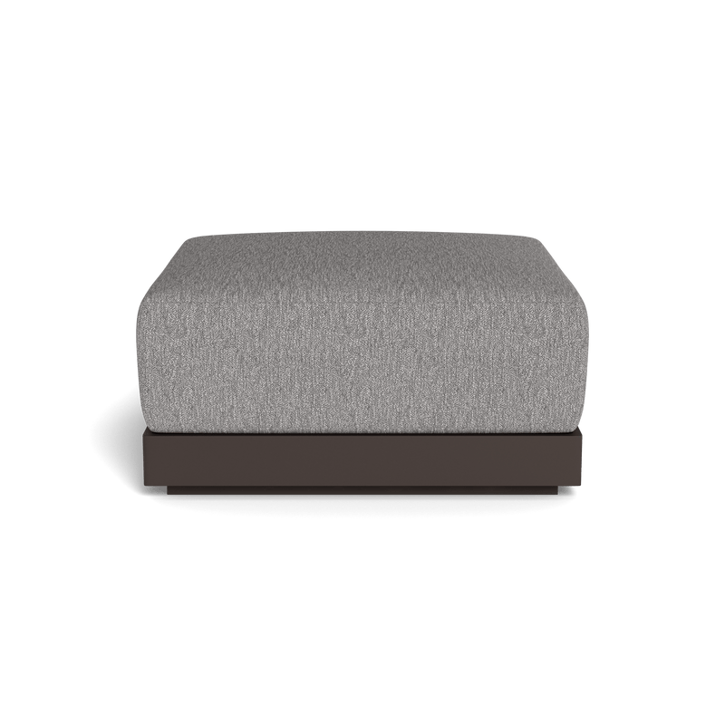 ANTIGUA OTTOMAN | Aluminum Bronze, Pebble Fog,