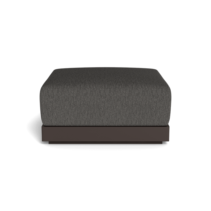 ANTIGUA OTTOMAN | Aluminum Bronze, Pebble Smoke,