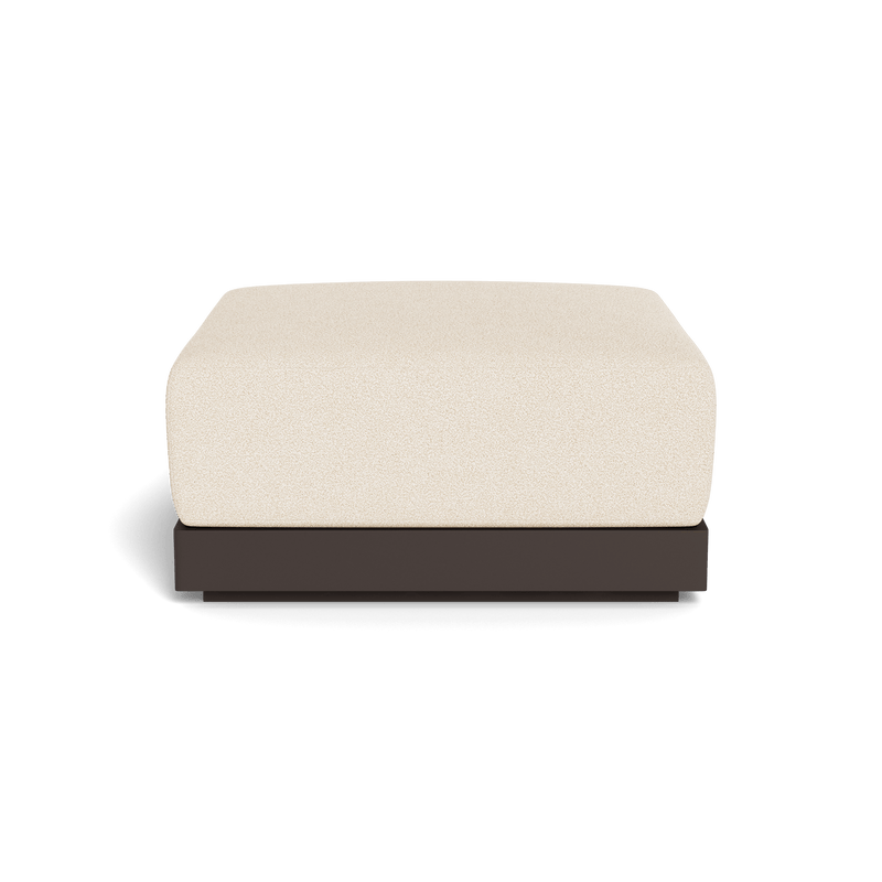 ANTIGUA OTTOMAN | Aluminum Bronze, Riviera Sand,