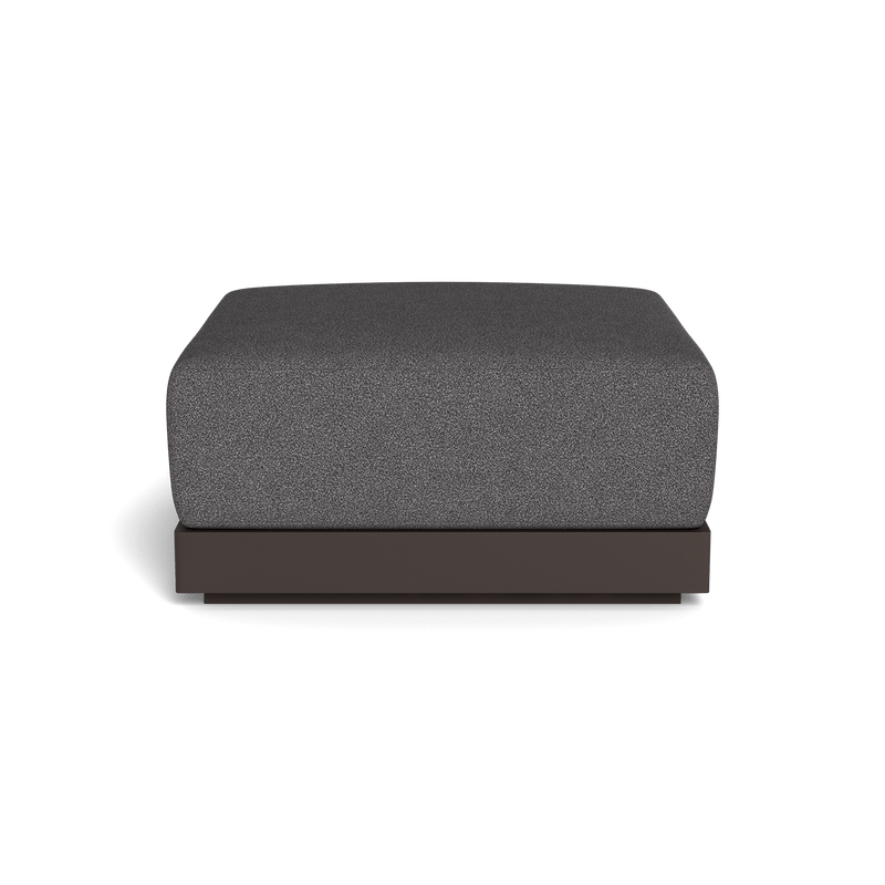 ANTIGUA OTTOMAN | Aluminum Bronze, Riviera Slate,