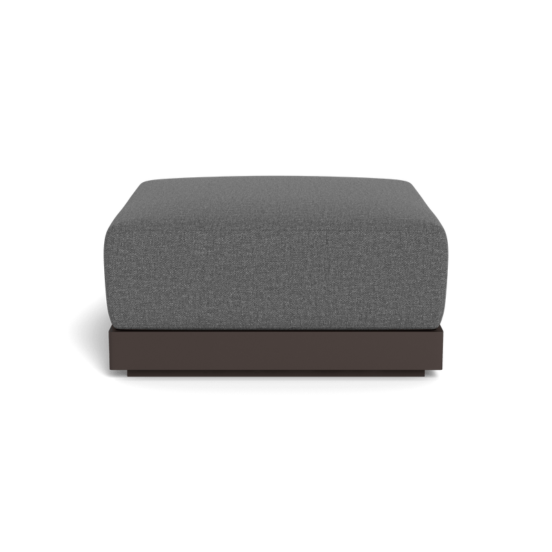 ANTIGUA OTTOMAN | Aluminum Bronze, Siesta Slate,