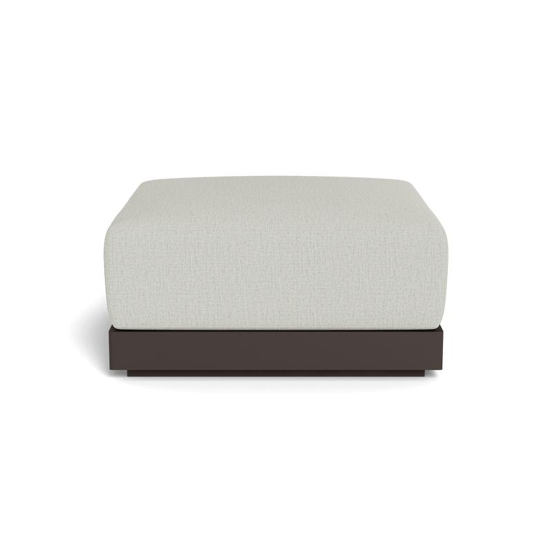 ANTIGUA OTTOMAN | Aluminum Bronze, Stirling Smoke,