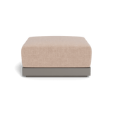 ANTIGUA OTTOMAN | Aluminum Taupe, Altona Sand,