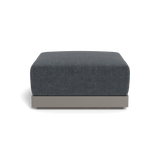 ANTIGUA OTTOMAN | Aluminum Taupe, Altona Slate,