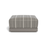 ANTIGUA OTTOMAN | Aluminum Taupe, Bateau Classic,