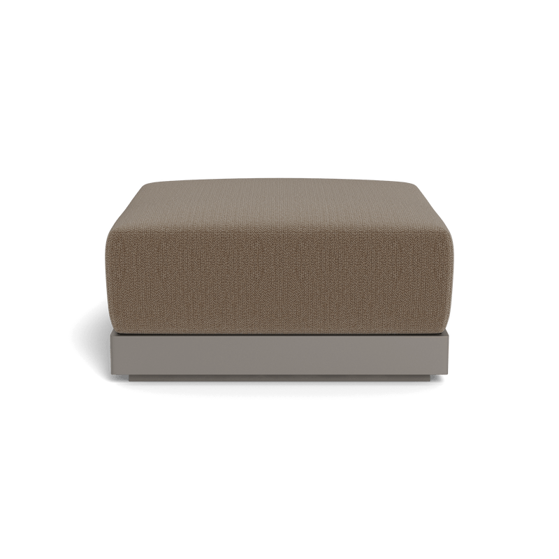 ANTIGUA OTTOMAN | Aluminum Taupe, Marley Mink,