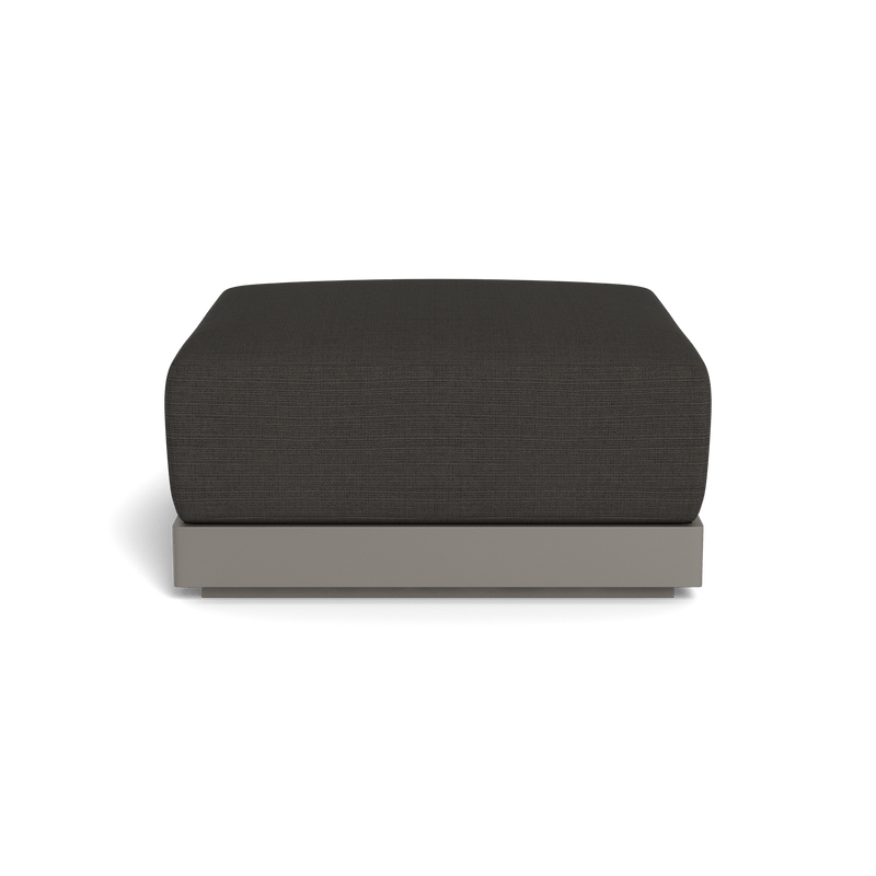 ANTIGUA OTTOMAN | Aluminum Taupe, Monterey Charcoal,