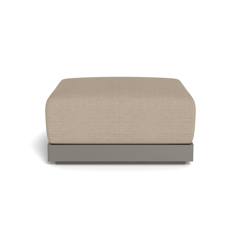 ANTIGUA OTTOMAN | Aluminum Taupe, Monterey Sand,