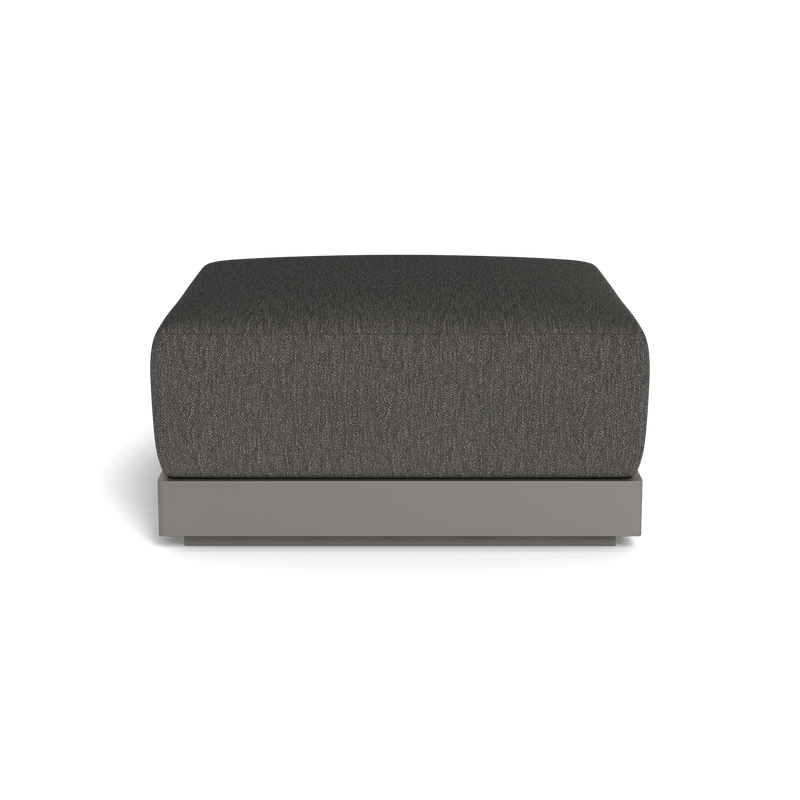 ANTIGUA OTTOMAN | Aluminum Taupe, Pebble Smoke,