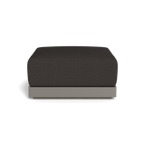 ANTIGUA OTTOMAN | Aluminum Taupe, Stirling Flint,