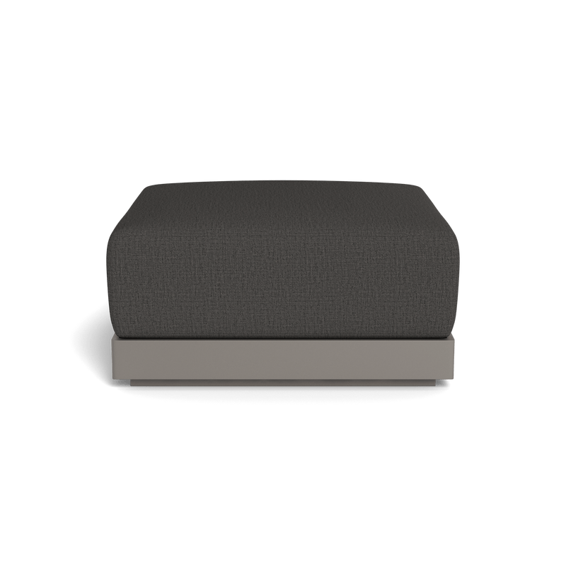 ANTIGUA OTTOMAN | Aluminum Taupe, Stirling Shadow,