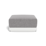 ANTIGUA OTTOMAN | Aluminum White, Altona Dove,