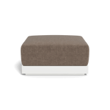 ANTIGUA OTTOMAN | Aluminum White, Altona Mink,