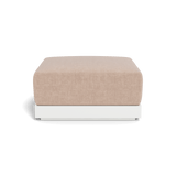 ANTIGUA OTTOMAN | Aluminum White, Altona Sand,
