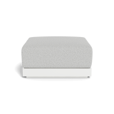 ANTIGUA OTTOMAN | Aluminum White, Copacabana Sand,